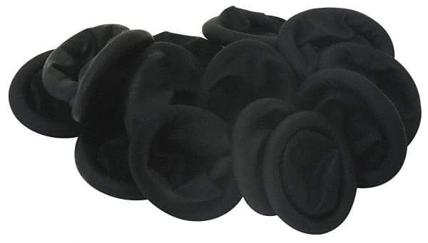 North - Size L, 2-3/4 Inch Long x 3 Mil Thick, Rubber Static Dissipative Finger Cot - Powder Free, Black - Makers Industrial Supply