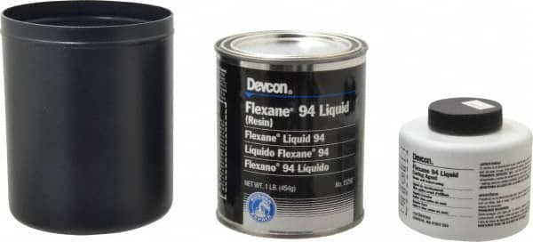 Devcon - 1 Lb Pail Two Part Urethane Adhesive - 10 min Working Time, 2,800 psi Shear Strength - Makers Industrial Supply