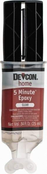 Devcon - 25 mL Cartridge Two Part Epoxy - 4 to 5 min Working Time - Makers Industrial Supply