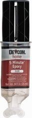 Devcon - 25 mL Cartridge Two Part Epoxy - 4 to 5 min Working Time - Makers Industrial Supply