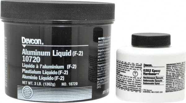 Devcon - 3 Lb Pail Two Part Epoxy - 75 min Working Time, 2,700 psi Shear Strength - Makers Industrial Supply