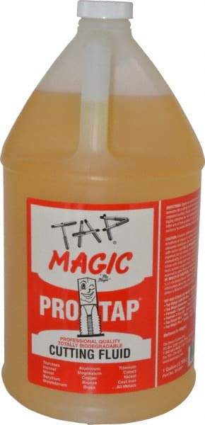 Tap Magic - Tap Magic ProTap, 1 Gal Bottle Cutting & Tapping Fluid - Semisynthetic, For Boring, Broaching, Drilling, Engraving, Facing, Milling, Reaming, Sawing, Threading, Turning - Makers Industrial Supply