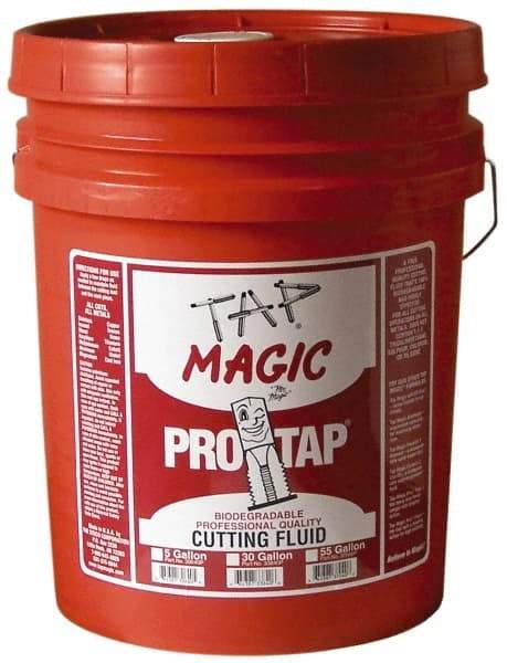 Tap Magic - Tap Magic ProTap, 5 Gal Pail Cutting & Tapping Fluid - Semisynthetic, For Boring, Broaching, Drilling, Engraving, Facing, Milling, Reaming, Sawing, Threading, Turning - Makers Industrial Supply