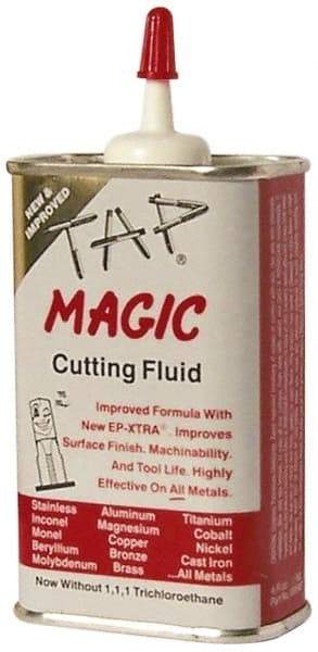 Tap Magic - Tap Magic EP-Xtra, 30 Gal Drum Cutting & Tapping Fluid - Semisynthetic, For Boring, Broaching, Drilling, Engraving, Facing, Milling, Reaming, Sawing, Threading, Turning - Makers Industrial Supply