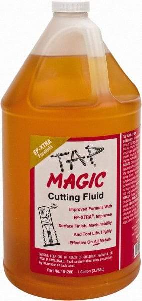 Tap Magic - Tap Magic EP-Xtra, 1 Gal Bottle Cutting & Tapping Fluid - Semisynthetic, For Boring, Broaching, Drilling, Engraving, Facing, Milling, Reaming, Sawing, Threading, Turning - Makers Industrial Supply