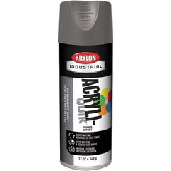 Krylon - Gray, 12 oz Net Fill, Gloss, Primer Spray Paint - 15 to 20 Sq Ft per Can, 16 oz Container - Makers Industrial Supply