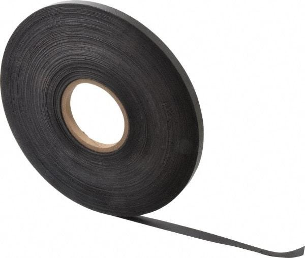 Mag-Mate - 200' Long x 1/2" Wide x 1/32" Thick Flexible Magnetic Strip - 4 Lb Max Pull Force, 2 Linear Ft/Lb Magnetic Pull Force, Plain Back - Makers Industrial Supply