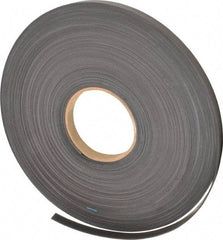 Mag-Mate - 100' Long x 1/2" Wide x 1/16" Thick Flexible Magnetic Strip - 6 Lb Max Pull Force, 3 Linear Ft/Lb Magnetic Pull Force, Plain Back - Makers Industrial Supply