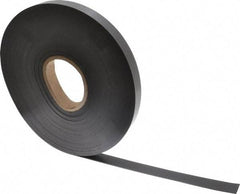 Mag-Mate - 100' Long x 1" Wide x 1/16" Thick Flexible Magnetic Strip - 12 Lb Max Pull Force, 6 Linear Ft/Lb Magnetic Pull Force, Plain Back - Makers Industrial Supply