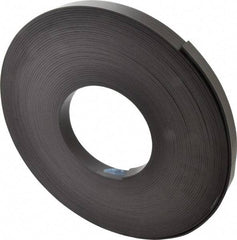 Mag-Mate - 100' Long x 1" Wide x 1/8" Thick Flexible Magnetic Strip - 16 Lb Max Pull Force, 19 Linear Ft/Lb Magnetic Pull Force, Plain Back - Makers Industrial Supply