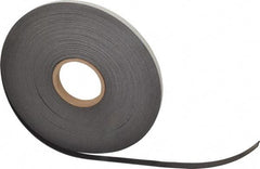 Mag-Mate - 100' Long x 1/2" Wide x 1/16" Thick Flexible Magnetic Strip - 6 Lb Max Pull Force, 3 Linear Ft/Lb Magnetic Pull Force, Adhesive Back - Makers Industrial Supply