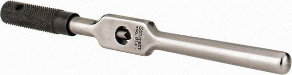 Starrett - 1/16 to 1/4" Tap Capacity, Straight Handle Tap Wrench - 6" Overall Length - Makers Industrial Supply