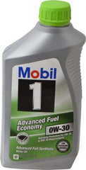 Mobil - 1 Quart Synthetic Engine Oil - Grade 0W-30 - Makers Industrial Supply