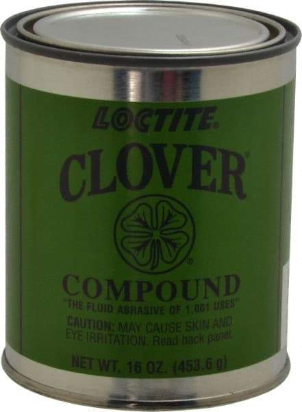 Loctite - 1 Lb Grease Compound - Compound Grade Coarse, Grade G, 80 Grit, Black & Gray, Use on General Purpose - Makers Industrial Supply