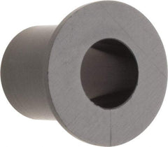 Poly Hi Solidur - 1/4" Inside x 3/8" Outside Diam, Nylon Sleeve Bearing - 0.56" Outside Diam, 0.047" Flange Thickness, 1/2" OAL - Makers Industrial Supply