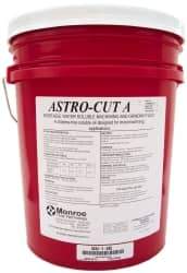 Monroe Fluid Technology - Astro-Cut A, 5 Gal Pail Cutting & Grinding Fluid - Water Soluble, For CNC Milling, Drilling, Tapping, Turning - Makers Industrial Supply