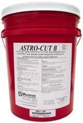 Monroe Fluid Technology - Astro-Cut B, 5 Gal Pail Cutting & Grinding Fluid - Semisynthetic, For CNC Milling, Drilling, Tapping, Turning - Makers Industrial Supply