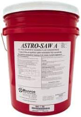 Monroe Fluid Technology - Astro-Saw A, 5 Gal Pail Sawing Fluid - Water Soluble - Makers Industrial Supply