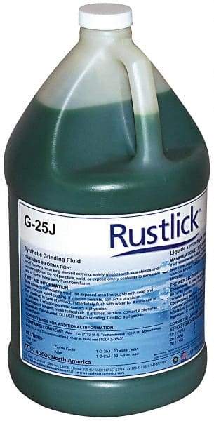 Rustlick - Rustlick G-25J, 1 Gal Bottle Grinding Fluid - Synthetic, For Blanchard Grinding, General-Purpose Grinding, Surface - Makers Industrial Supply