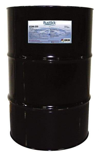 Rustlick - Rustlick EDM-250, 55 Gal Drum EDM/Dielectric Fluid - Straight Oil, For Electric Discharge Machining - Makers Industrial Supply