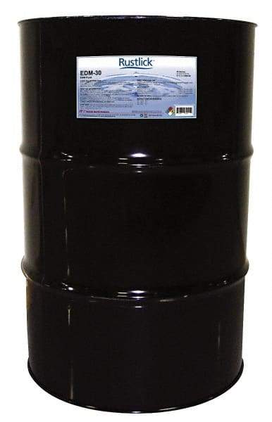 Rustlick - Rustlick EDM-30, 55 Gal Drum EDM/Dielectric Fluid - Straight Oil, For Electric Discharge Machining - Makers Industrial Supply