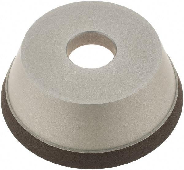 Made in USA - 5" Diam, 1-1/4" Hole Size, 1-3/4" Overall Thickness, 120 Grit, Tool & Cutter Grinding Wheel - Fine Grade, Diamond - Makers Industrial Supply