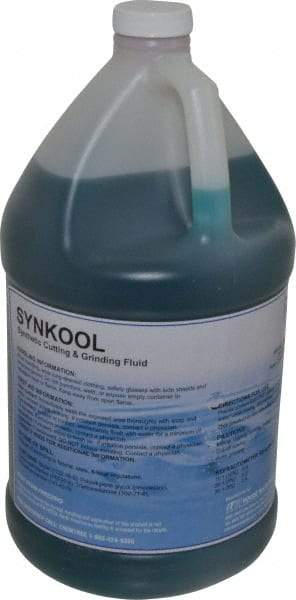 Made in USA - Syn-Kool, 1 Gal Bottle Cutting & Grinding Fluid - Synthetic - Makers Industrial Supply