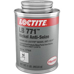 Loctite - 1 Lb Can High Temperature Anti-Seize Lubricant - Nickel, -54 to 2,399°F, Silver Colored, Water Resistant - Makers Industrial Supply