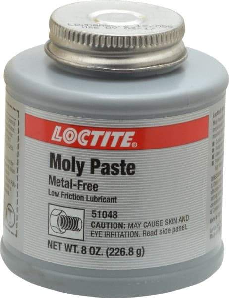 Loctite - 8 oz Can General Purpose Anti-Seize Lubricant - Molybdenum Disulfide, -20 to 750°F, Black, Water Resistant - Makers Industrial Supply