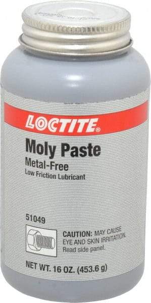 Loctite - 1 Lb Can General Purpose Anti-Seize Lubricant - Molybdenum Disulfide, -20 to 750°F, Black, Water Resistant - Makers Industrial Supply