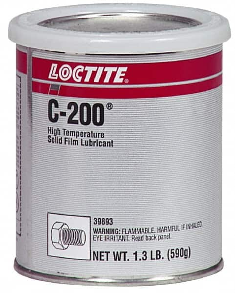 Loctite - 1.3 Lb Can Dry Film Lubricant - Dark Gray, 2,400°F Max - Makers Industrial Supply