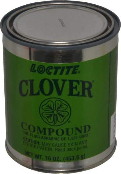 Loctite - 1 Lb Grease Compound - Compound Grade Coarse, Grade E, 120 Grit, Black & Gray, Use on General Purpose - Makers Industrial Supply