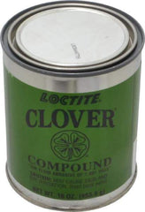 Loctite - 1 Lb Grease Compound - Compound Grade Extra Fine, Grade 1A, 320 Grit, Black & Gray, Use on General Purpose - Makers Industrial Supply