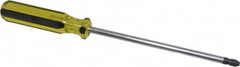 Stanley - #4, 13-1/4" OAL, Standard Phillips Screwdriver - 8" Blade Length, Round Shank, Acetate Handle - Makers Industrial Supply