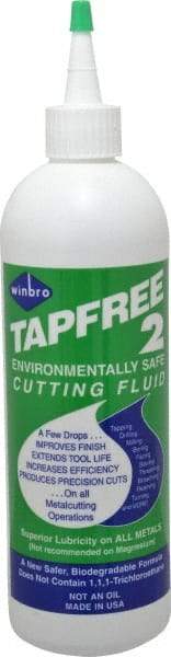 TapFree 2 - Tapfree 2, 1 Pt Bottle Cutting & Tapping Fluid - Water Soluble, For Cleaning - Makers Industrial Supply