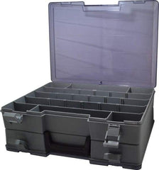 Flambeau - 15-1/2" Wide x 5" High x 11-3/4" Deep, Small Parts Storage Box - Copolymer Frame, 18 to 48 Compartments - Makers Industrial Supply