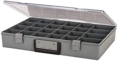 Flambeau - 18-1/2" Wide x 3" High x 13" Deep, Small Parts Storage Box - Copolymer Frame, 24 Compartments - Makers Industrial Supply