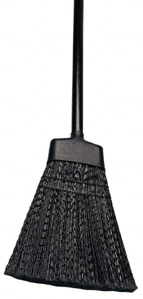 Ability One - 56" OAL Polypropylene Bristle Corn Broom - Plastic-Coated Metal Handle - Makers Industrial Supply