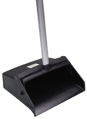 Ability One - 12" Wide Upright Dustpan - 32" Aluminum Handle - Makers Industrial Supply