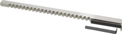 Value Collection - 3/8" Keyway Width, Style C, Keyway Broach - High Speed Steel, Bright Finish, 3/8" Broach Body Width, 25/64" to 2-1/2" LOC, 11-3/4" OAL - Makers Industrial Supply