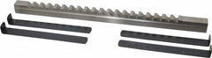 Value Collection - 5/8" Keyway Width, Style E, Keyway Broach - High Speed Steel, Bright Finish, 3/4" Broach Body Width, 1" to 6" LOC, 15-1/2" OAL - Makers Industrial Supply