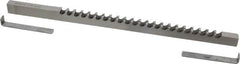 Dumont Minute Man - 3/8" Keyway Width, Style C, Keyway Broach - High Speed Steel, Bright Finish, 3/8" Broach Body Width, 25/64" to 2-1/2" LOC, 11-3/4" OAL, 4,340 Lbs Pressure for Max LOC - Makers Industrial Supply