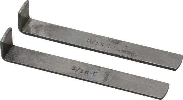 Dumont Minute Man - 2 Piece Style C Broach Shim - 5/16" Keyway Width, 0.055" Shim Thickness - Makers Industrial Supply