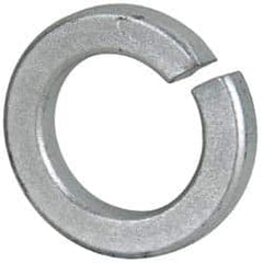 Value Collection - 1-3/8", 1.379" ID, 0.344" Thick Split Lock Washer - Grade 2 Steel, Zinc-Plated Finish, 1.379" Min ID, 1.408" Max ID, 2.219" Max OD - Makers Industrial Supply