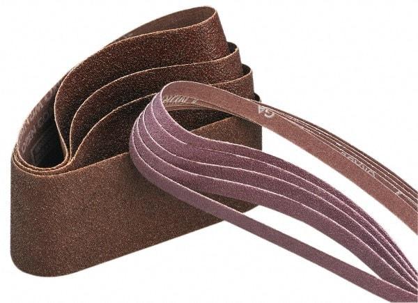 Norton - 2" Wide x 132" OAL, 60 Grit, Aluminum Oxide Abrasive Belt - Aluminum Oxide, Medium, Coated, X Weighted Cloth Backing, Series R228 - Makers Industrial Supply