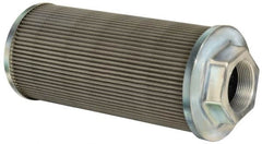 Flow Ezy Filters - 100 Mesh, 284 LPM, 75 GPM, 5.4" Diam, Female Suction Strainer without Bypass - 2-1/2 Port NPT, 12-1/2" Long - Makers Industrial Supply