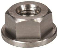 Gibraltar - 5/16-18, 3/4" Flange Diam, 3/8" High, 9/16" Across Flats, Flange Nut - Grade 303 Stainless Steel, 3/32" Flange Height - Makers Industrial Supply