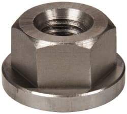 Gibraltar - 7/16-14, 1" Flange Diam, 9/16" High, 3/4" Across Flats, Flange Nut - Grade 303 Stainless Steel, 5/32" Flange Height - Makers Industrial Supply