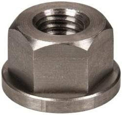 Gibraltar - 1/2-13, 1-1/8" Flange Diam, 11/16" High, 7/8" Across Flats, Flange Nut - Grade 303 Stainless Steel, 5/32" Flange Height - Makers Industrial Supply