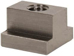 Gibraltar - 3/8-16 Blind Tapped T Slot Nut - 1/2" Slot Width, 7/8 x 1/4" Base Width x Height, 7/8 x 5/8" OAL x Height - Makers Industrial Supply